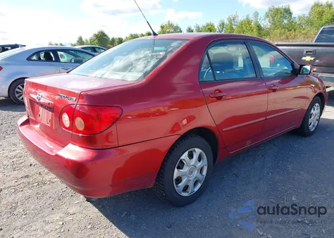 2006 Toyota Corolla Le из США, поврежденный, VIN 2T1BR30E46C708066